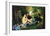 Luncheon on the Grass-Edouard Manet-Framed Art Print