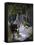 Luncheon on the Grass-Claude Monet-Framed Stretched Canvas