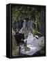 Luncheon on the Grass-Claude Monet-Framed Stretched Canvas