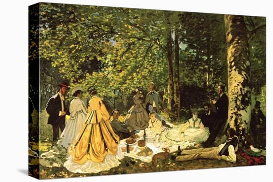 Luncheon on the Grass-Claude Monet-Stretched Canvas