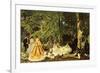 Luncheon on the Grass-Claude Monet-Framed Premium Giclee Print