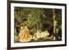 Luncheon on the Grass-Claude Monet-Framed Premium Giclee Print