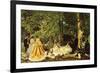 Luncheon on the Grass-Claude Monet-Framed Premium Giclee Print