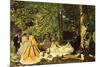 Luncheon on the Grass-Claude Monet-Mounted Premium Giclee Print