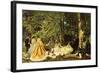 Luncheon on the Grass-Claude Monet-Framed Art Print