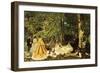 Luncheon on the Grass-Claude Monet-Framed Art Print