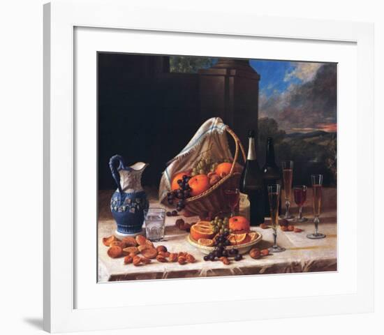 Luncheon Still Life-John F^ Francis-Framed Art Print