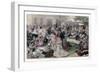 Luncheon Time Behind the Grand Stand, Ascot Races, 1872-null-Framed Giclee Print