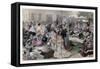 Luncheon Time Behind the Grand Stand, Ascot Races, 1872-null-Framed Stretched Canvas
