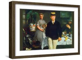 Luncheon-Edouard Manet-Framed Art Print