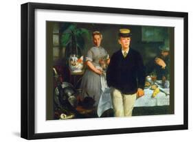 Luncheon-Edouard Manet-Framed Art Print