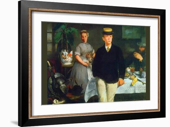 Luncheon-Edouard Manet-Framed Art Print