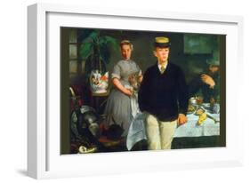 Luncheon-Edouard Manet-Framed Art Print