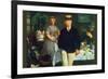 Luncheon-Edouard Manet-Framed Art Print