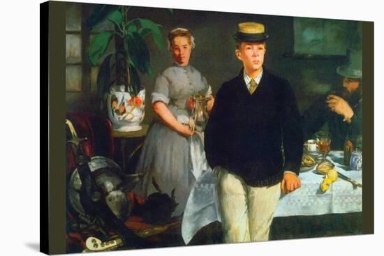 Luncheon-Edouard Manet-Stretched Canvas