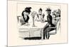 Luncheon-Charles Dana Gibson-Mounted Premium Giclee Print