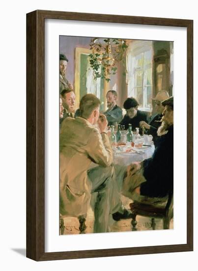 Lunchtime, 1883-Peder Severin Kröyer-Framed Giclee Print