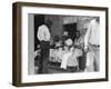 Lunchtime for Georgia peach pickers, 1936-Dorothea Lange-Framed Photographic Print