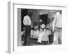 Lunchtime for Georgia peach pickers, 1936-Dorothea Lange-Framed Photographic Print