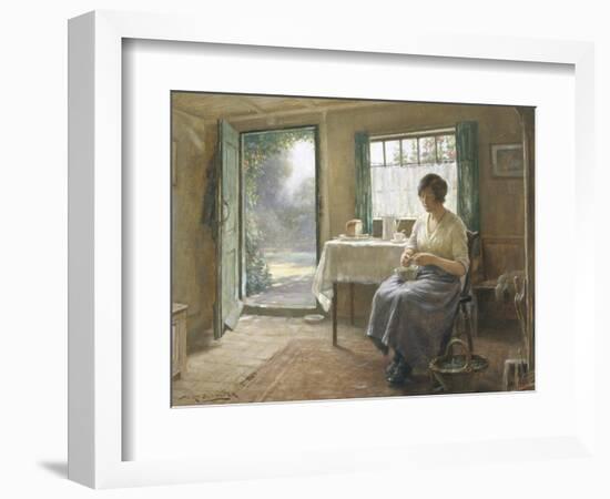 Lunchtime Preparations-William Blacklock-Framed Giclee Print