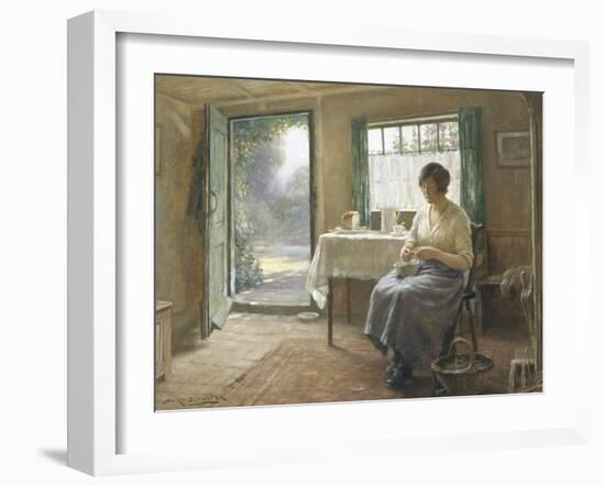 Lunchtime Preparations-William Blacklock-Framed Giclee Print