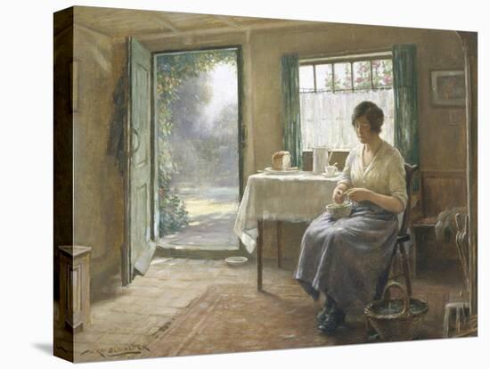 Lunchtime Preparations-William Blacklock-Stretched Canvas