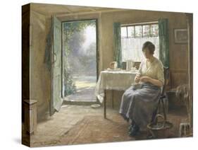 Lunchtime Preparations-William Blacklock-Stretched Canvas