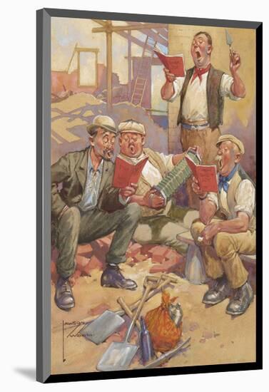 Lunchtime Rehearsal-Lawson Wood-Mounted Premium Giclee Print