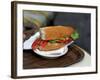 Lunchtime Sandwich, Paris, France-David Barnes-Framed Photographic Print