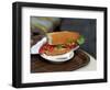 Lunchtime Sandwich, Paris, France-David Barnes-Framed Photographic Print