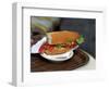 Lunchtime Sandwich, Paris, France-David Barnes-Framed Photographic Print