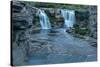 Lundbreck Falls on Crowsnest River, Lundbreck, Alberta, Canada-null-Stretched Canvas