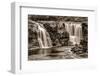 Lundbreck Falls on Crowsnest River, Lundbreck, Alberta, Canada-null-Framed Photographic Print