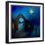 Lune Lupine, Wolf Moon,-Lee Campbell-Framed Giclee Print