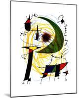 Lune Verte-Joan Miro-Mounted Art Print