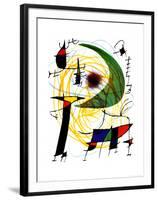 Lune Verte-Joan Miro-Framed Art Print