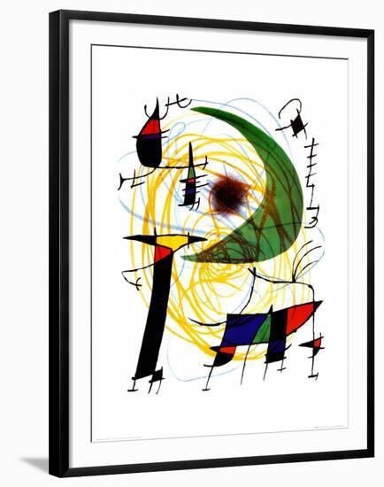 Lune Verte-Joan Miro-Framed Art Print