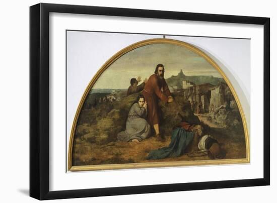 Lunette of Earthquake-Silvestro Lega-Framed Giclee Print