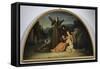 Lunette of Famine-Silvestro Lega-Framed Stretched Canvas