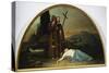 Lunette of Plague-Silvestro Lega-Stretched Canvas