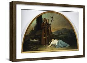 Lunette of Plague-Silvestro Lega-Framed Giclee Print