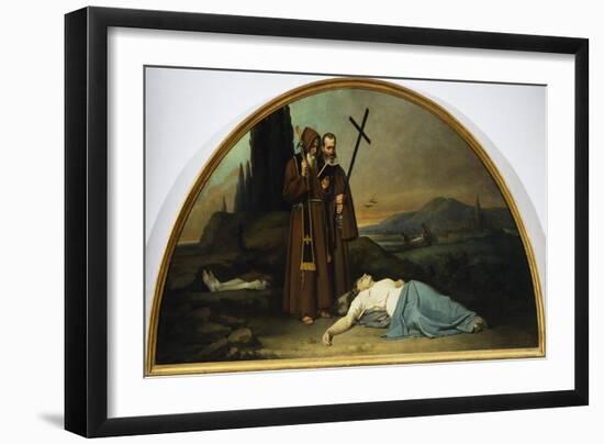 Lunette of Plague-Silvestro Lega-Framed Giclee Print