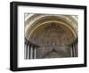 Lunette on St. Alypius' Arc, Mosaic on the Facade of St. Mark's Basilica, Venice, Italy-null-Framed Giclee Print