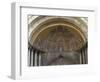 Lunette on St. Alypius' Arc, Mosaic on the Facade of St. Mark's Basilica, Venice, Italy-null-Framed Giclee Print