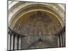 Lunette on St. Alypius' Arc, Mosaic on the Facade of St. Mark's Basilica, Venice, Italy-null-Mounted Giclee Print