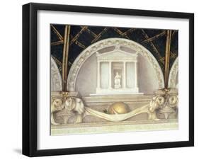 Lunette Showing Temple or Jupiter-Antonio Allegri Da Correggio-Framed Giclee Print