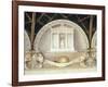 Lunette Showing Temple or Jupiter-Antonio Allegri Da Correggio-Framed Giclee Print