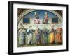 Lunette with Power and Justice-Pietro Perugino-Framed Giclee Print