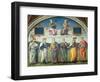 Lunette with Power and Justice-Pietro Perugino-Framed Giclee Print