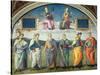 Lunette with Power and Justice-Pietro Perugino-Stretched Canvas